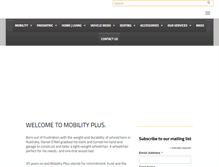 Tablet Screenshot of mobilityplus.com.au